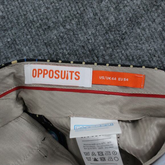 OppoSuits Pac Man Suit Mens US 44 EU 54 Black Maze Print Jacket Pants 2 Piece - Picture 11 of 16